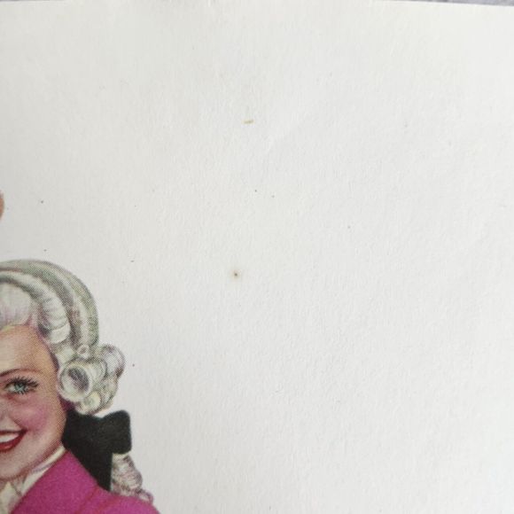 Vtg 1940s George Petty Ziegfeld Follies Pinup Girl Art Print 8.5x11 Tailcoat Hat - Picture 10 of 11